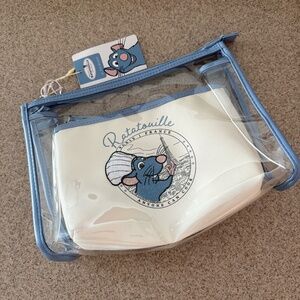 Disney Ratatouille "Anyone Can Cook" Makeup Bag Set - NWT